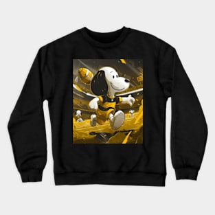 Snoopy Vs Arizona Diamondbacks Glove Fetch Crewneck Sweatshirt